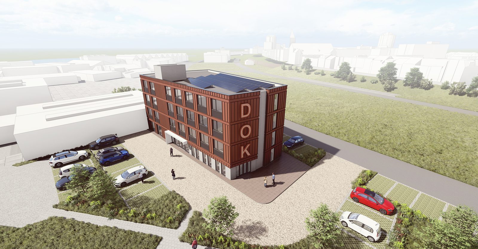 Dok 4 IJmuiden &mdash; vogelvlucht